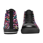 Colour Burst - Kids High Top Canvas Shoes