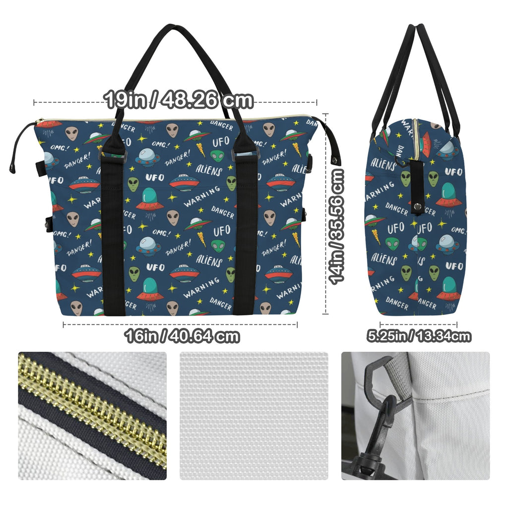 UFO's And Aliens Duffle Bag-Simple (Model 1715) Duffle Bag-Simple (1715)