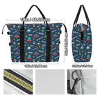 UFO's And Aliens Duffle Bag-Simple (Model 1715) Duffle Bag-Simple (1715)