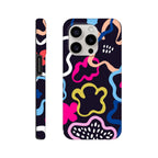 Colour Abstract Shapes - Apple iPhone Tough case iPhone 15 Pro iPhone Tough Case Globally Fulfilled