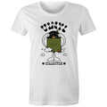 Vinyl Collector, Records - Womens T-shirt White Womens T-shirt Music Printed In Australia Retro