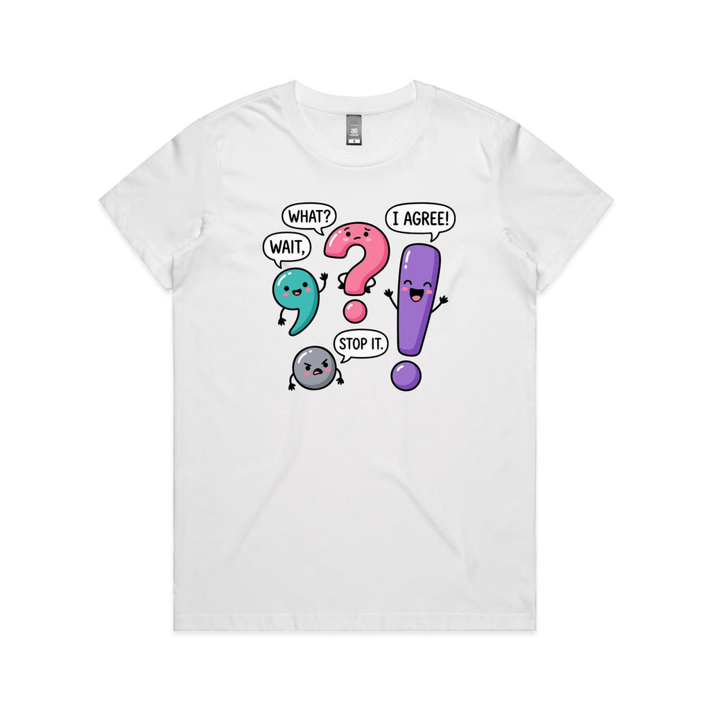 Funny Punctuation Women's AS Colour T-shirt