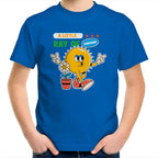 A Little Ray Of Sunshine - Kids Youth T-Shirt Bright Royal Kids Youth T-shirt Positivity Printed In Australia