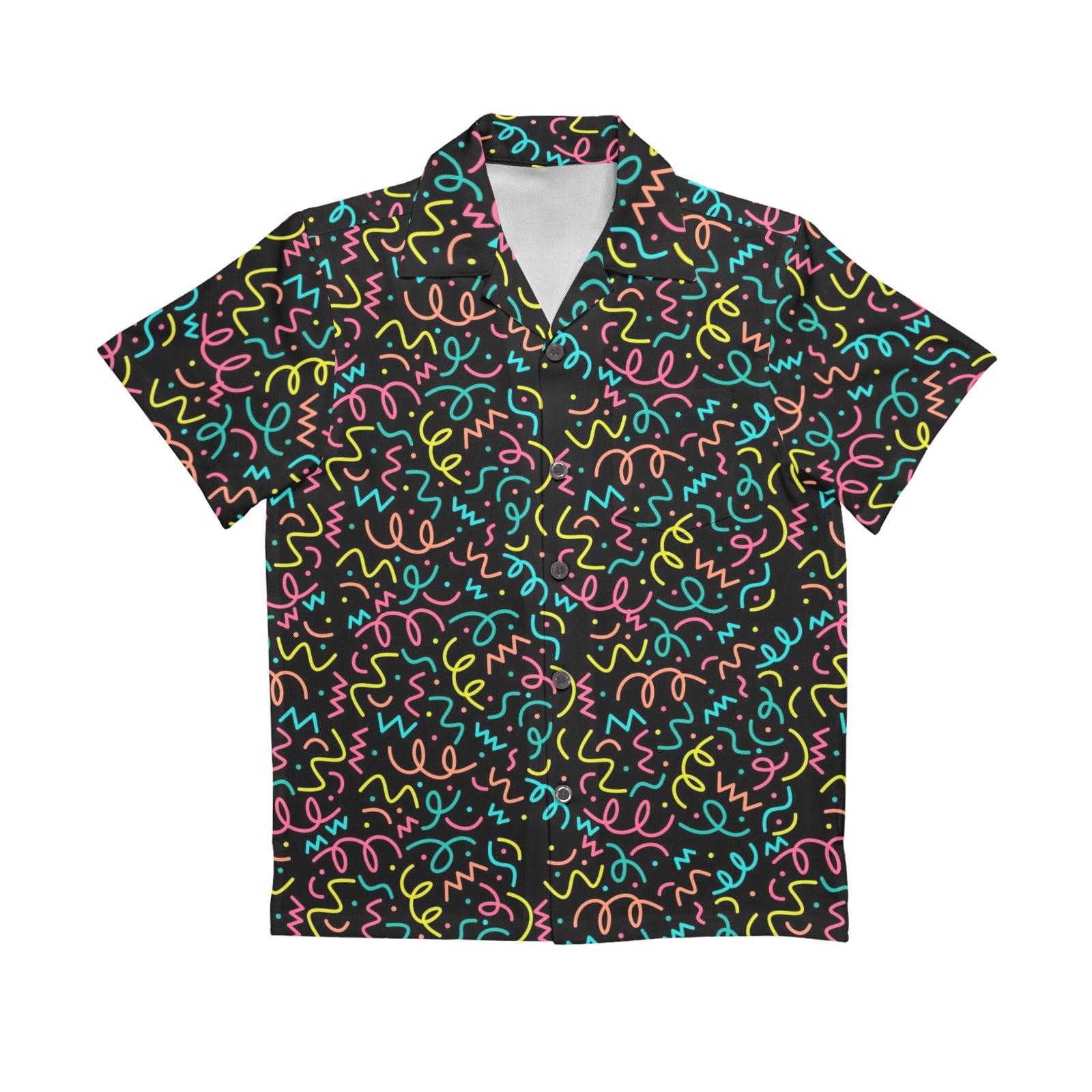 Squiggle Time - Senior Kids Hawaiian Shirt