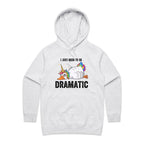 Dramatic Unicorn Goose Women's AS Colour Hoodie White Marle Womens Hoodie animal Printed In Australia