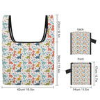 Cute Colourful Dinosaurs - Collapsible Shopping Bag
