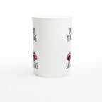 On My Way To Make Some Bad Decisions - White 10oz Porcelain Slim Mug Porcelain Mug animal Globally Fulfilled