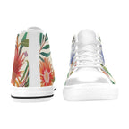 Australian Native Flowers - Women's High Top Canvas Shoes