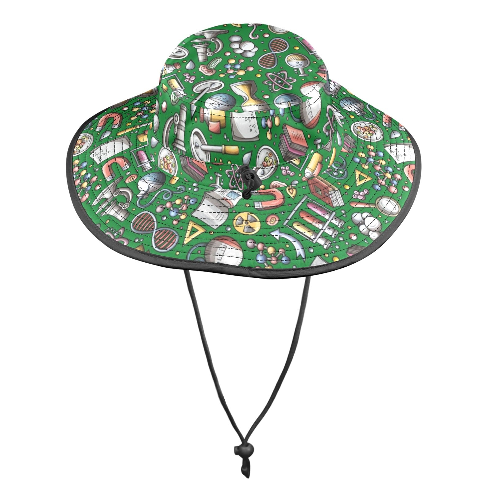 Science Love Wide Brim Bucket Hat Wide Brim Bucket Hat Printed Offshore Science