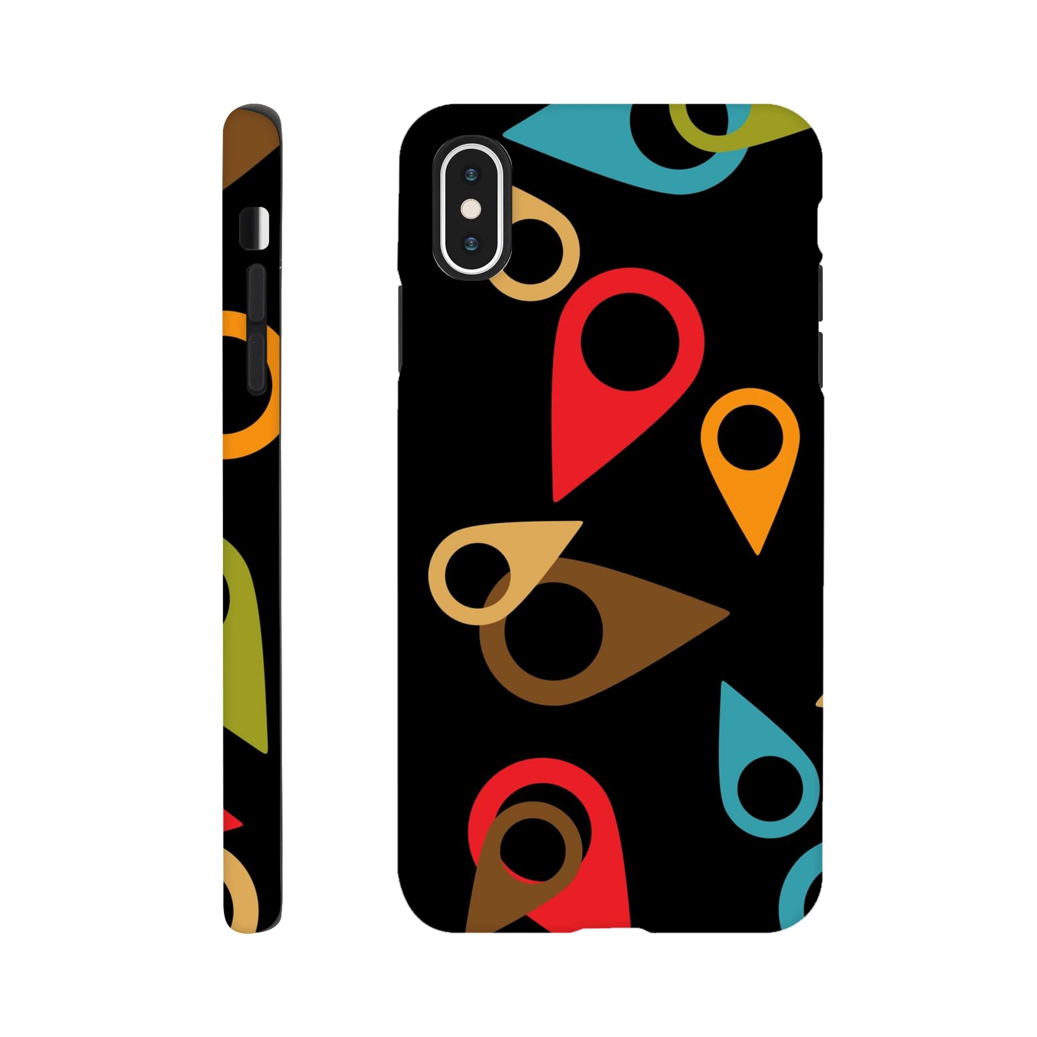 Where Am I, Location Pin - Apple iPhone Tough case iPhone Tough Case Globally Fulfilled