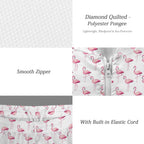 Flamingos Men's Lightweight Sun Hoodie & Shorts Set Men's Lightweight Sun Hoodie & Shorts animal Printed Offshore