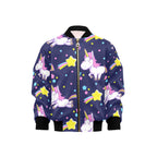Rainbow Unicorn Kids Bomber Jacket XL Kids Bomber Jacket animal Printed Offshore