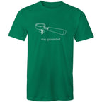 Stay Grounded, Coffee Portafilter - Mens T-Shirt Kelly Green Mens T-shirt Coffee Printed In Australia