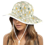 Chicken Life Wide Brim Bucket Hat Wide Brim Bucket Hat Birds Printed Offshore