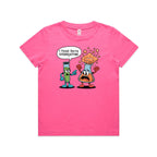 I Think You're Overreacting Chemistry Kids AS Colour T-shirt