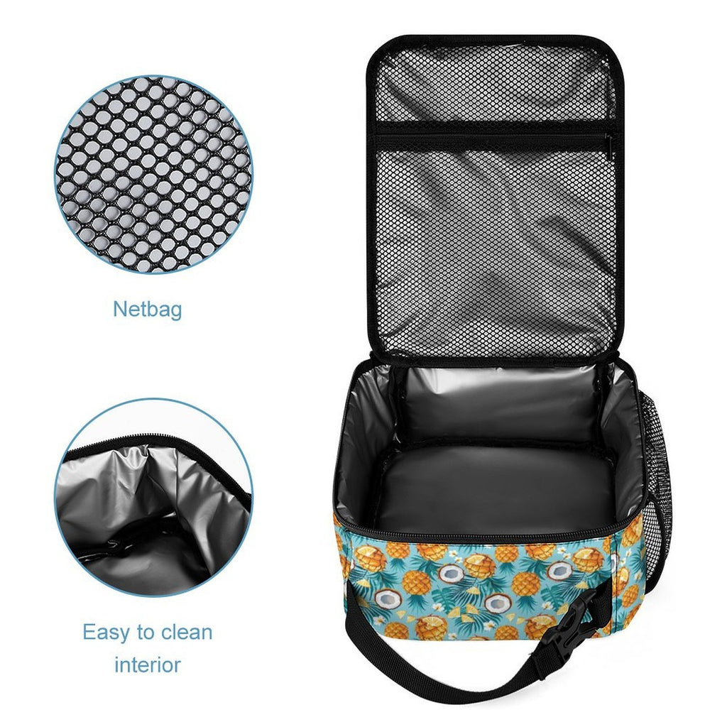 Pineapple Coconut Backpack, Lunch Bag & Pencil Case Set