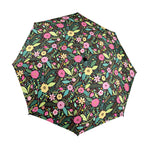 Bright Floral And Leaves Umbrella