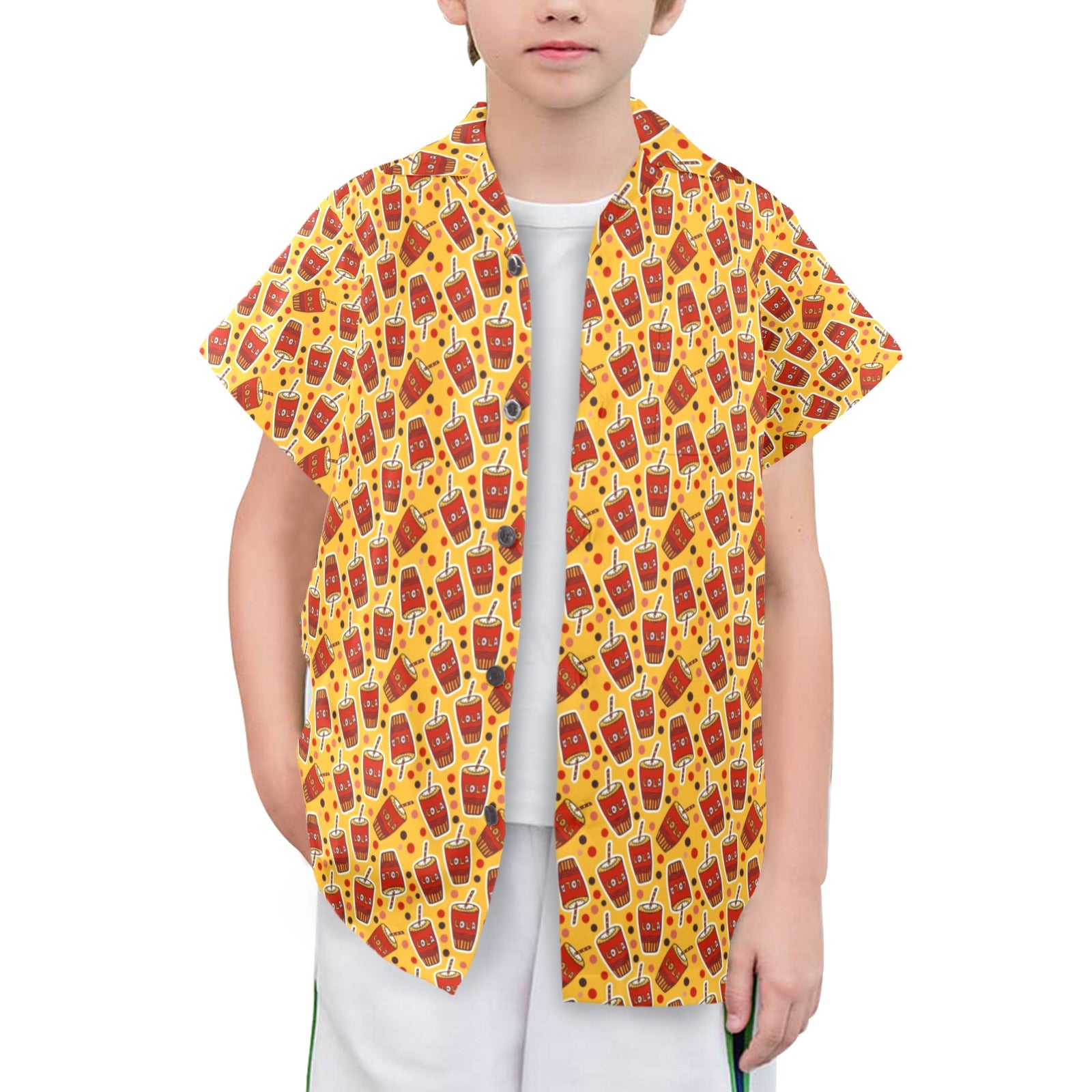 Cola - Senior Kids Hawaiian Shirt