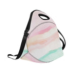 Pastel Stripes - Neoprene Lunch Bag Neoprene Lunch Bag Printed Offshore