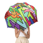 Bright Abstract - Semi-Automatic Foldable Umbrella (Model U12) Semi-Automatic Foldable Umbrella (U12)