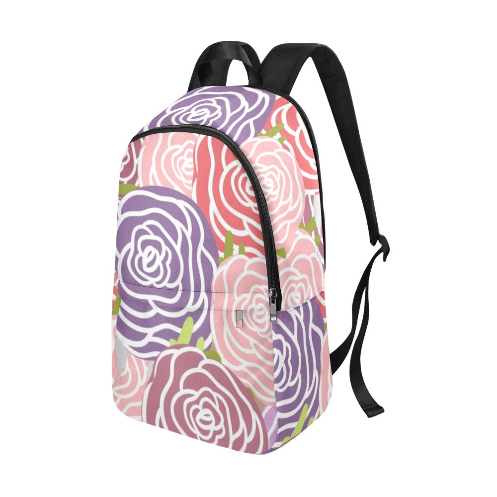 Abstract Roses - Fabric Backpack