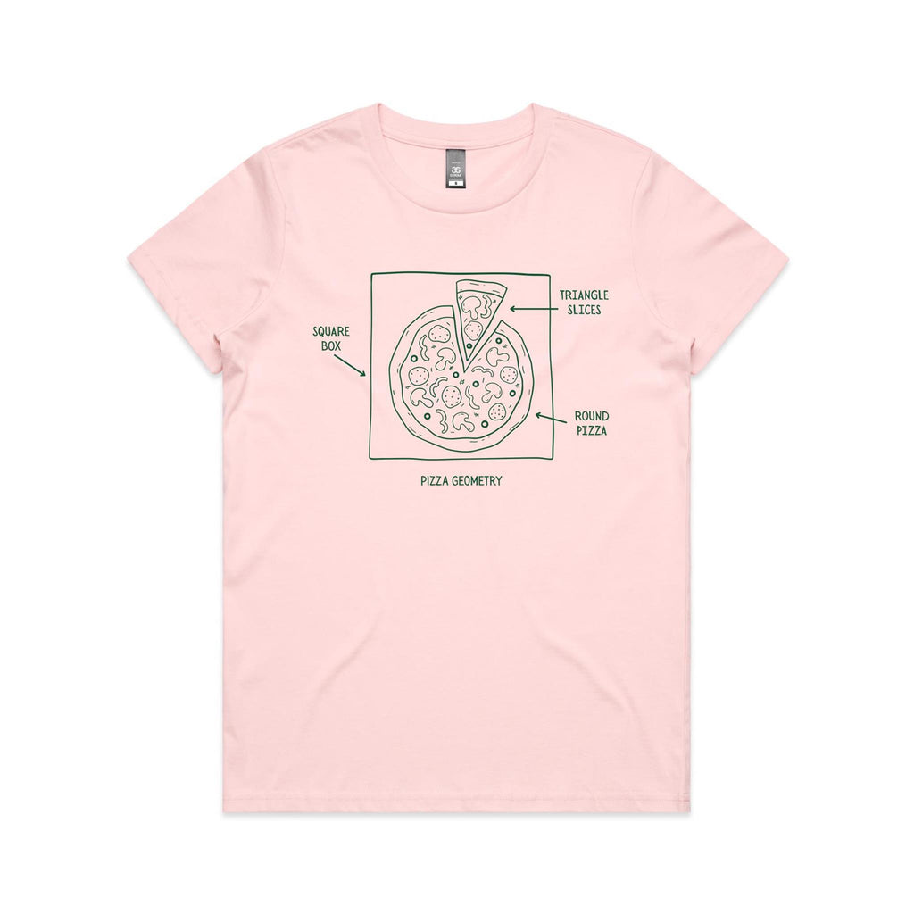Pizza Geometry Women's AS Colour T-shirt