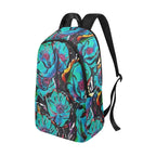 Flower It Blue - Fabric Backpack