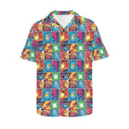 Comic Book Squares Men's Hawaiian Shirt