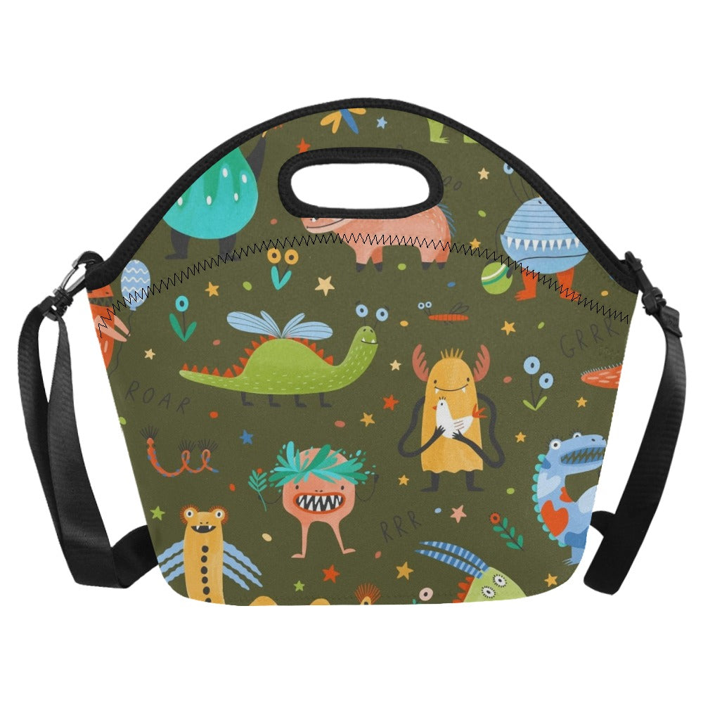 Monsters - Neoprene Lunch Bag Neoprene Lunch Bag Printed Offshore