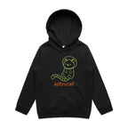 Astrocat, Cat Astronaut - Kids Hoodie Black Kids Hoodie Printed In Australia