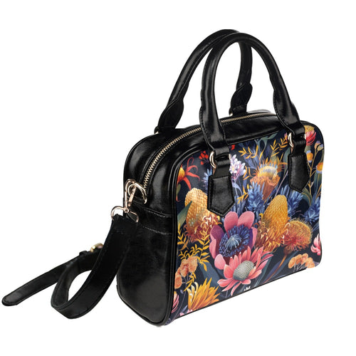 Australian Floral Shoulder Handbag Shoulder Handbag Australia Plants Printed Offshore