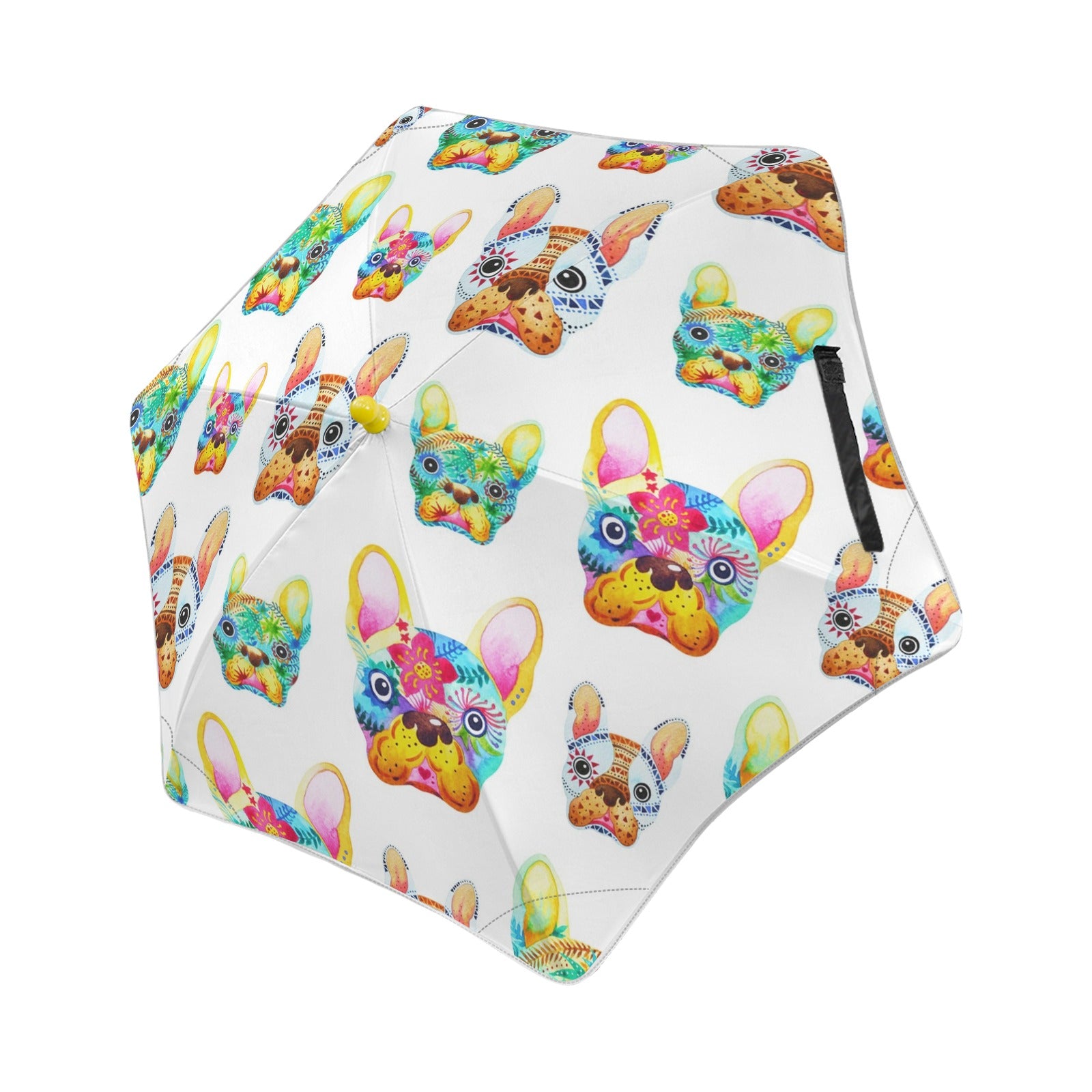 French Bulldog Kids Safe Round Corner Umbrella One Size Kids Safe Round Corner Umbrella animal Printed Offshore