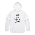 Life Is Short, Milk It - Mens Hoodie White Mens Hoodie Fitness Printed In Australia