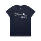 Cat String Theory Physics Women's AS Colour T-shirt