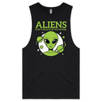 Aliens Don't Believe In You Either Men's AS Colour Tank Top Tee