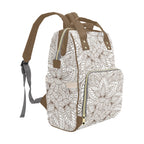 Natural Floral - Multi-Function Backpack, Nappy / Diaper Bag