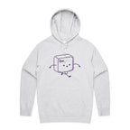 Escape Key - Mens Hoodie White Marle Mens Hoodie Printed In Australia Tech