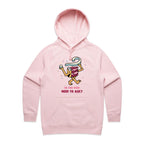 Cake, Do You Even Need To Ask? - Womens Hoodie Pink Womens Hoodie Food Printed In Australia
