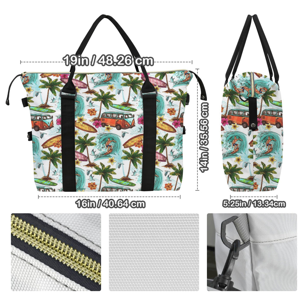 Surfing Safari Duffle Bag-Simple (Model 1715) Duffle Bag-Simple (1715)