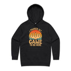 Chess, I Paused My Game To Be Here - Womens Hoodie Black Womens Hoodie Chess Games Printed In Australia