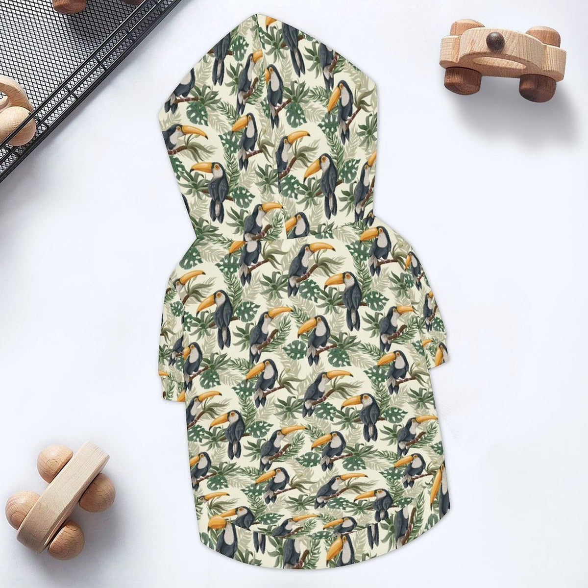 Toucan Jungle Pet Hoodie (Large Size)