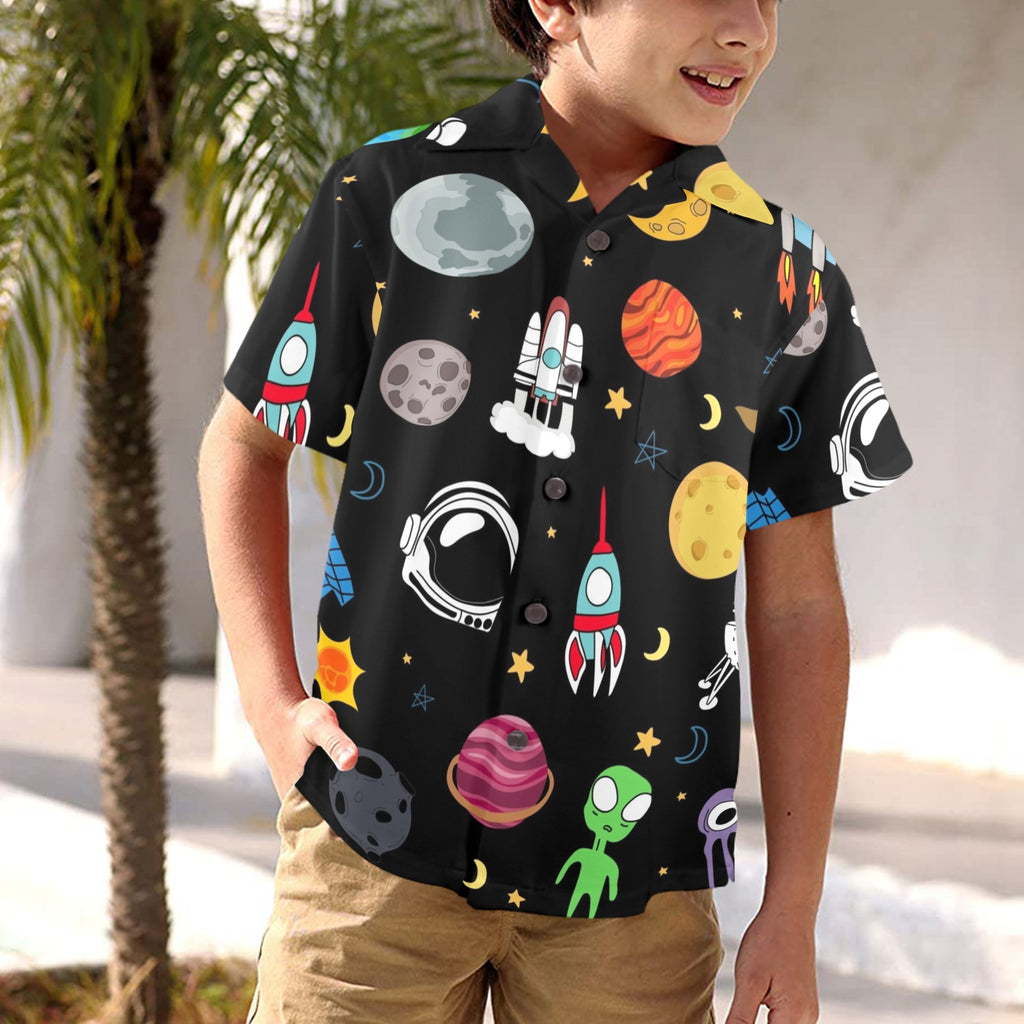 Kids Space - Junior Kids Hawaiian Shirt