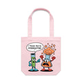 I Think You're Overreacting Chemistry Canvas Tote Bag