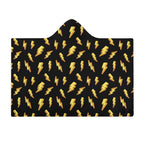 Lightning Bolts, Comic Book Kids Hooded Blanket 100cm x 130cm Kids Hooded Blanket comic Printed Offshore