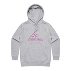 A-Cute Angle, Maths - Womens Hoodie Grey Marle Womens Hoodie Maths Printed In Australia