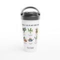 Personalised Plants, Things I Do In My Spare Time White 15oz Stainless Steel Travel Mug Default Title Personalised Travel Mug customise Globally Fulfilled personalise