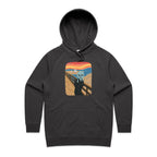 Alien Scream - Womens Hoodie Coal Womens Hoodie Printed In Australia Sci Fi