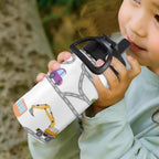 On The Road 12oz Kids Water Bottle with Straw Lid