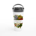 Best Mum Ever, Flowers - White 15oz Stainless Steel Travel Mug Default Title Travel Mug Globally Fulfilled Mum Plants