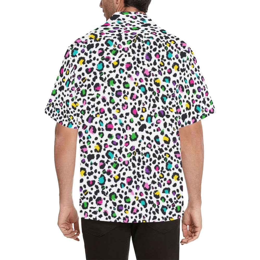 Animal Print In Colour - Mens Hawaiian Shirt